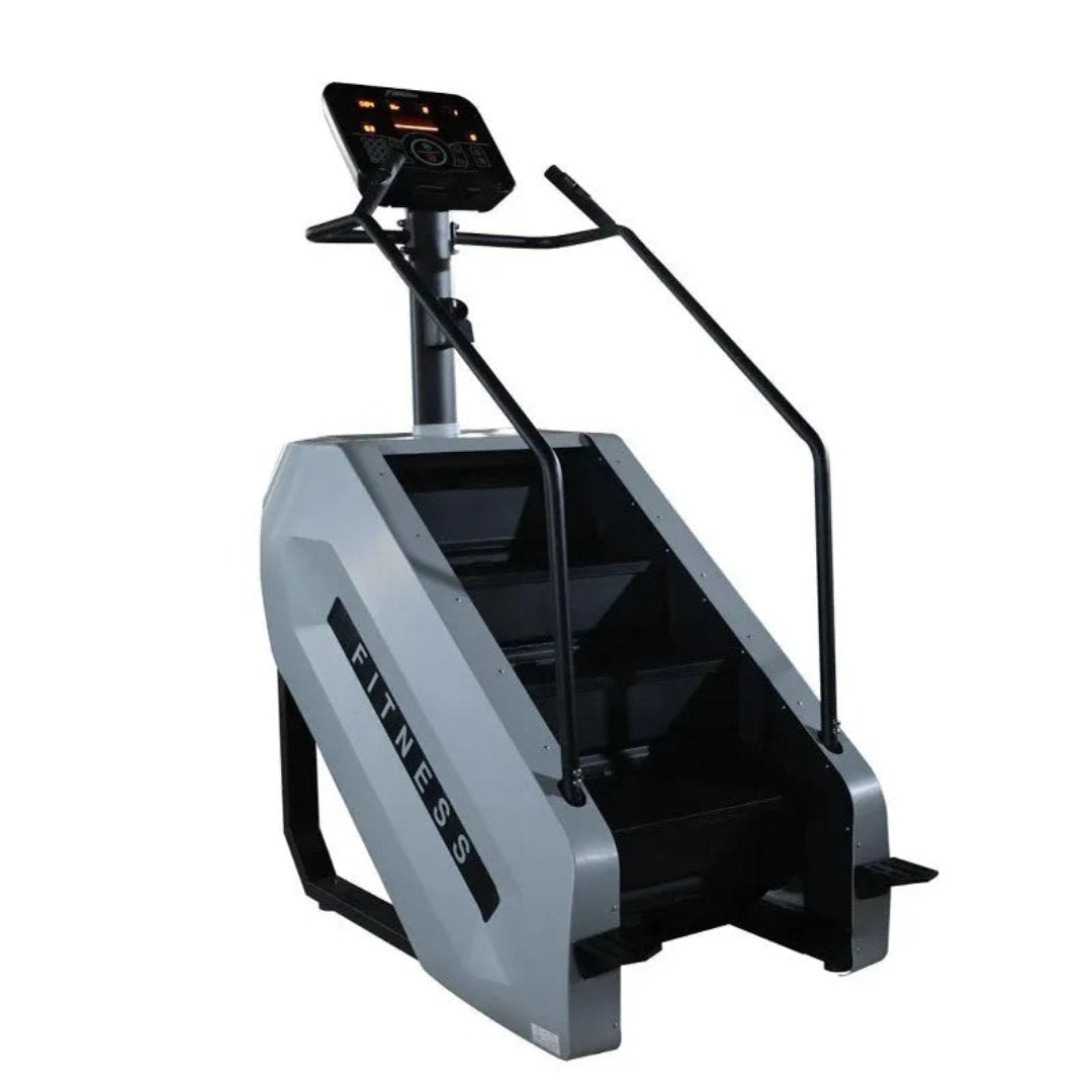 Marshal Fitness Stair Climber Gym Machine Step Mill Gym Equipment, MF-Stair Climber -SH-1Sports & FitnessDisplay Time, calories, heart rate, speed Power Plug-in electric The input voltage AC220V The material Carbon steel alloy Product Size 1420*810*2400MM