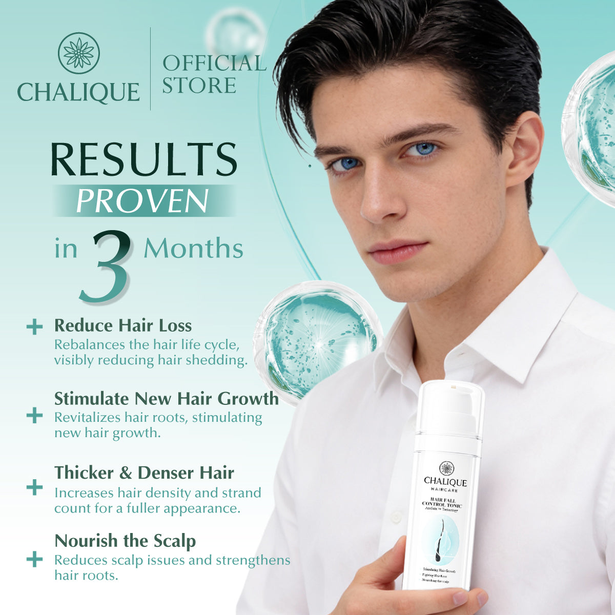 CHALIQUE Hair Fall Control Tonic – Scalp Strengthening & Hair Fall Control Tonic