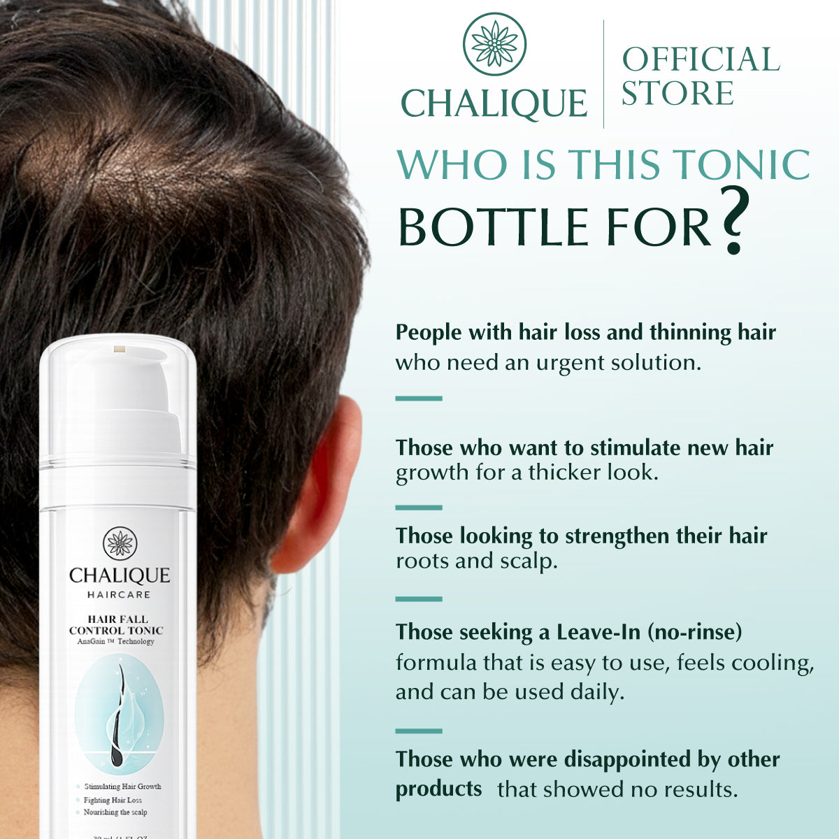 CHALIQUE Hair Fall Control Tonic – Scalp Strengthening & Hair Fall Control Tonic