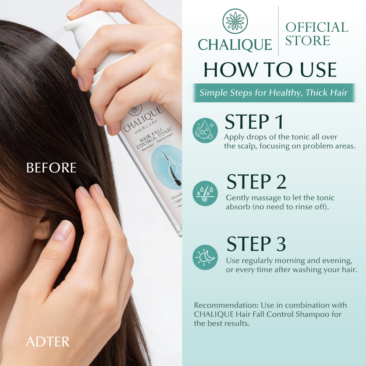 CHALIQUE Hair Fall Control Tonic – Scalp Strengthening & Hair Fall Control Tonic
