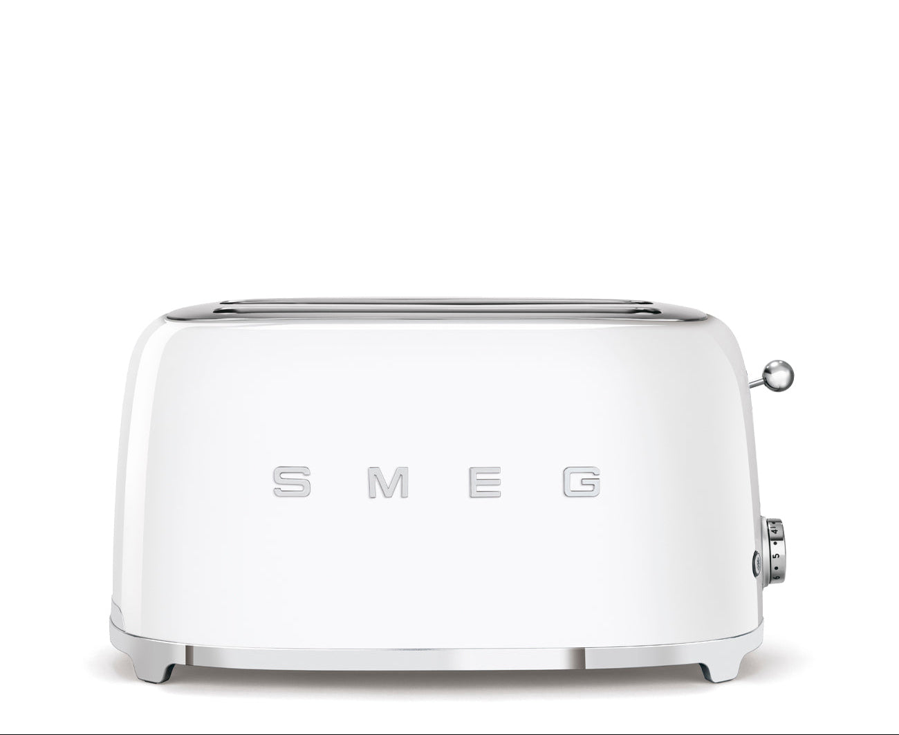 SMEG 50's Style 2 extra-wide slot Toaster - White
