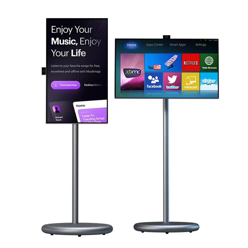 Taktik 27" Portable Smart Screen – Built-in Camera, HD Display, Lightweight & VersatileTelevisionsTaktik Portable Smart Screen With Built-in Camera, featuring a 27-inch display with a resolution of 1920 × 1080 pixels, providing a clear viewing experience