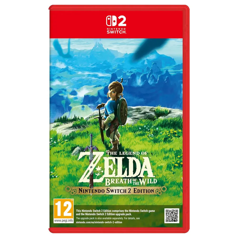 The Legend of Zelda: Breath of the Wild for Switch 2Video Games🌍 Open-World Freedom – Explore the vast kingdom of Hyrule with no set path; climb, glide, cook, and fight at your own pace. 🎮 Enhanced for Switch 2 – Enjoy upgraded 4K resolution, smoother f