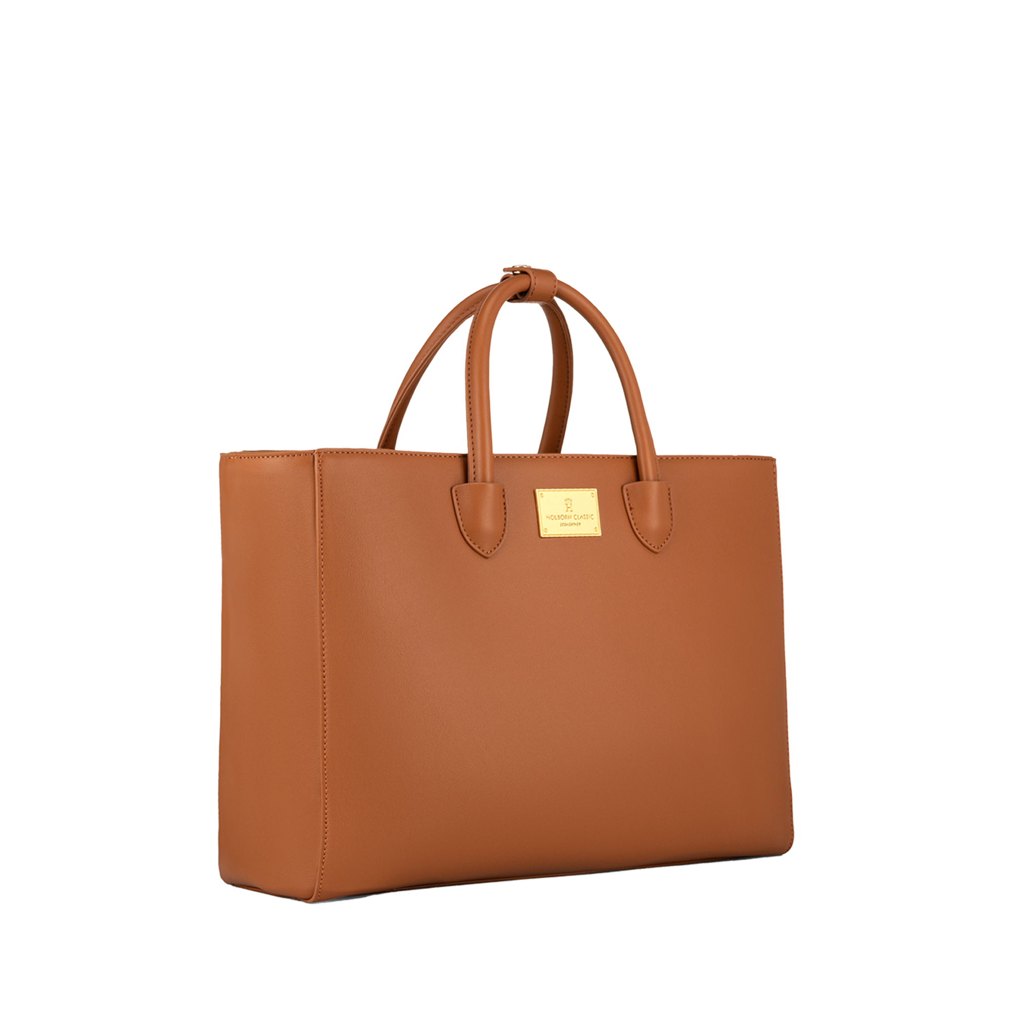 Holborn Classic Tiara Everyday Tote - BrownHandbags & WalletsThe Tiara Everyday Tote in brown is the perfect work bag for women. Made with eco-leather, it is not only stylish but also environmentally friendly. Stay organized and stylish all day long with
