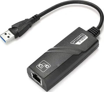 USB 3.0 To 1000Mbps Gigabit RJ45 Ethernet LAN Network Adapter BlackAccessoriesSeamless Integration with other components Portable and cutting-edge design High-grade electronic components used in the manufacturing to assure extended working life