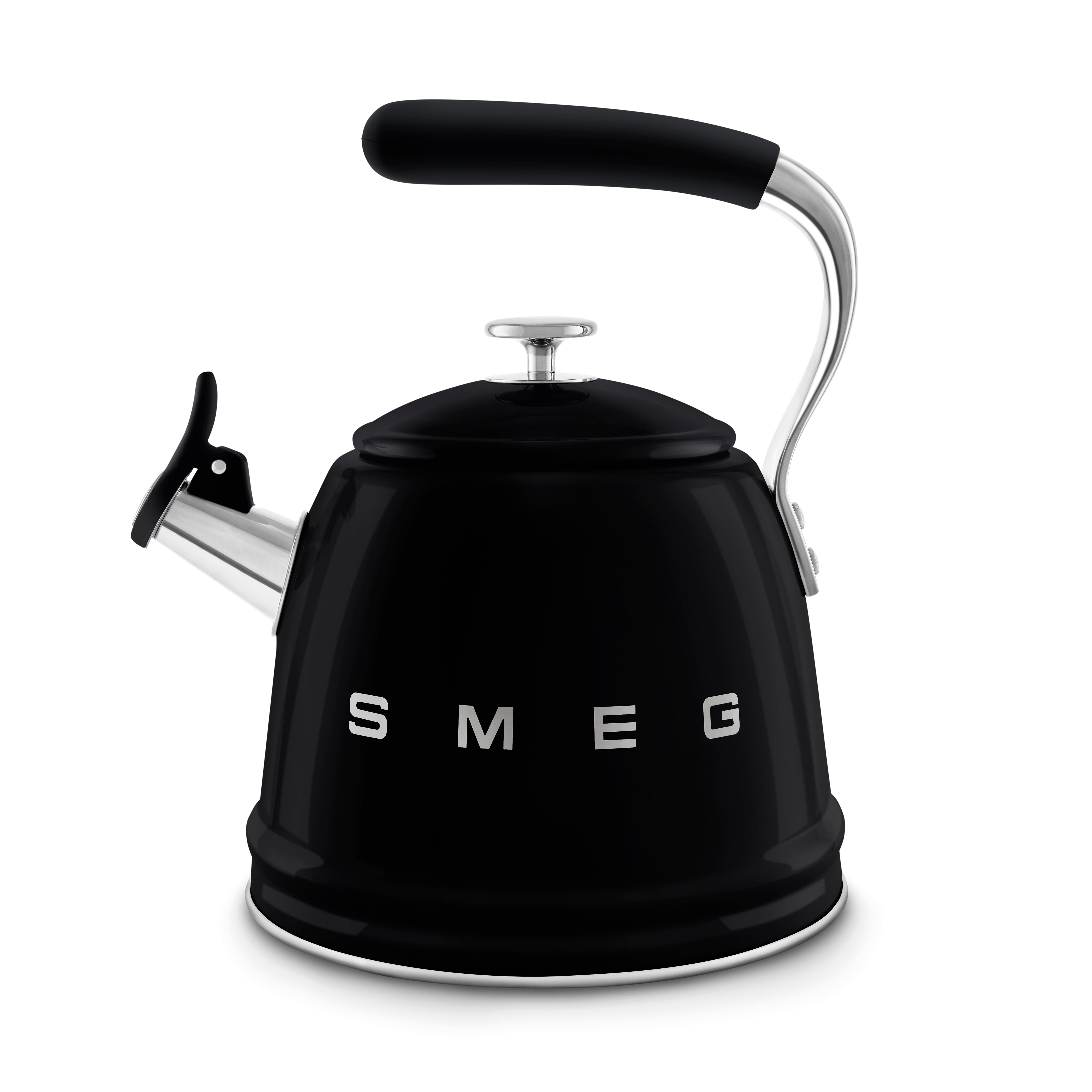 SMEG 50s Style Stovetop Kettle | Retro Whistling Tea Kettle