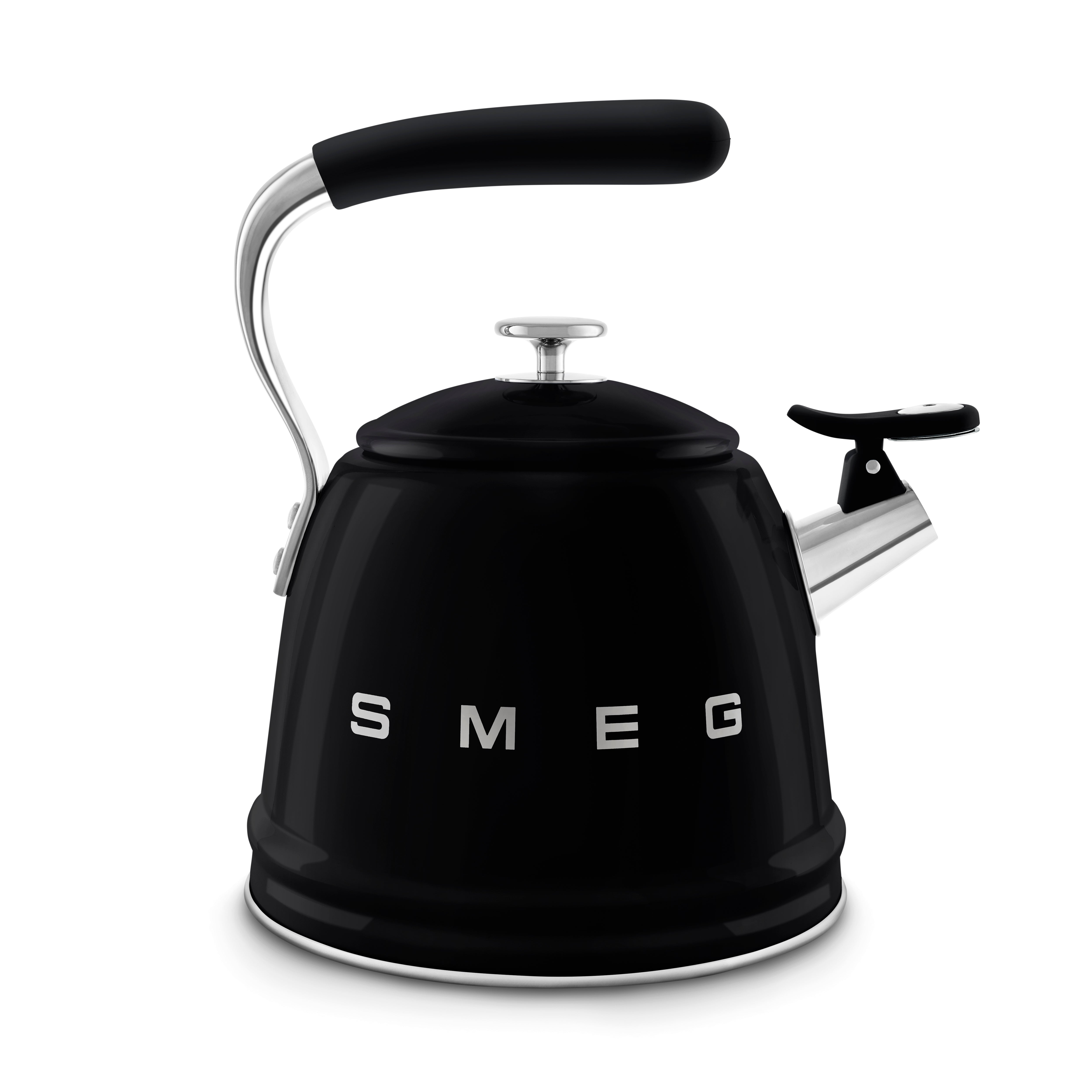 SMEG 50s Style Stovetop Kettle | Retro Whistling Tea Kettle