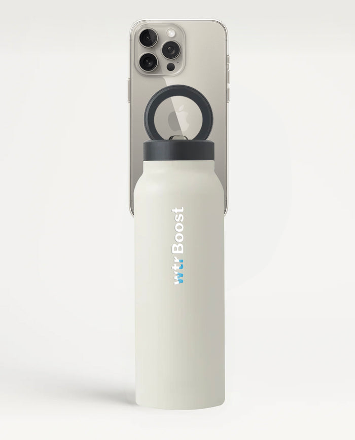 WTR Boost - Insulated Stainless Steel Bottle with Mobile Holder 750mlKitchen StorageThe WTR Boost – 750ml Insulated Stainless Steel Bottle with Magnetic Mobile Holder is a multifunctional accessory that combines hydration and convenience in one sleek desi