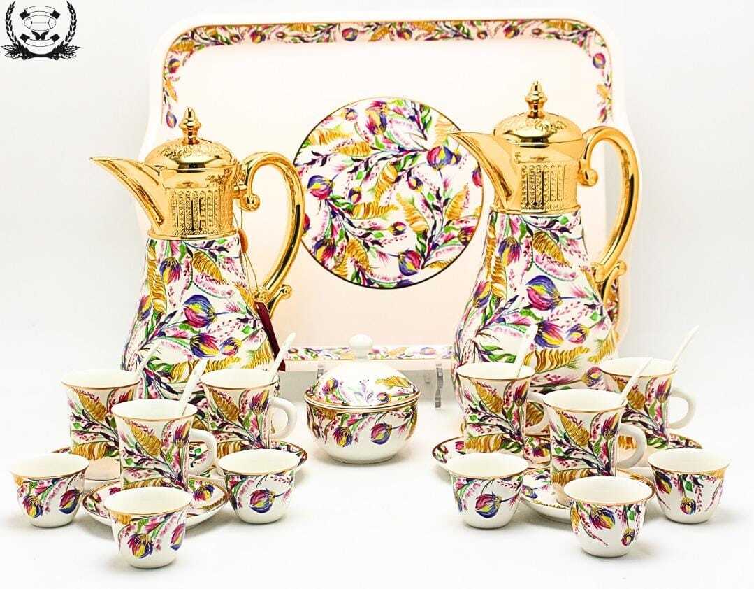 Royal Serveware | Exquisite Coffee & Tea Sets, Arabian Elegance | Premium Coffee & Tea Collection - WhiteKitchen StorageIndulge in the luxurious experience of the Royal Serveware exquisite coffee and tea sets. Embrace the Arabian elegance with this premiu