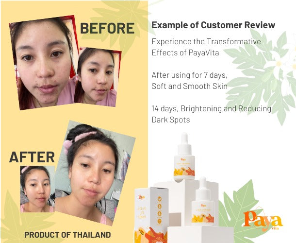PayaVita Active Life Serum - Pack of 6Personal CarePayaVita serum is a revolutionary skincare innovation, harnessing the power of nature to rejuvenate your skin. As the first Thai brand to utilize Papaya Enzyme as its core ingredient, PayaVita offers a un
