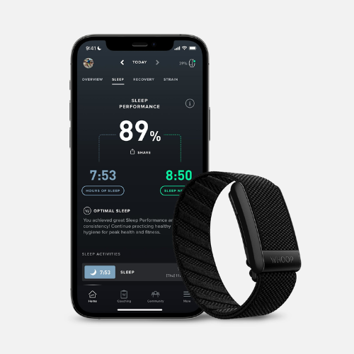WHOOP 4.0 With 12 Month Subscription – Wearable Health, Fitness & Activity Tracker – Continuous Monitoring, Performance Optimization, Heart Rate Tracking – Improve Sleep, Strain, Recovery, WellnessWearablesEVERYTHING YOU NEED IS INCLUDED: Purchase include