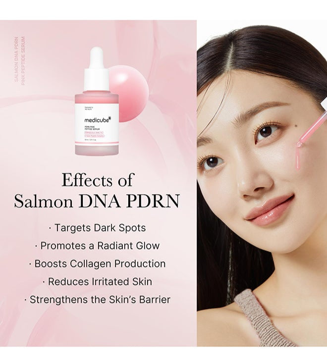 Medicube Pink Peptide Serum 1.01 fl.oz for radiant skin