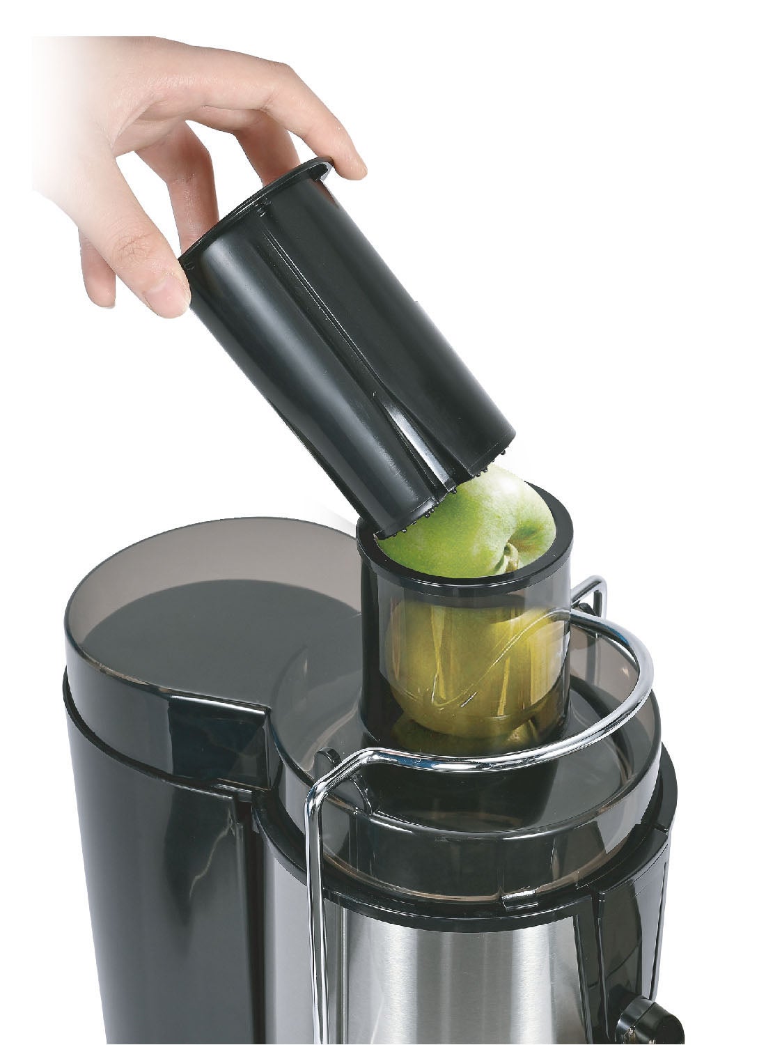 Sanford Juice Extractor 500W 1 L, 550ml Juice Container, SF5546JCKitchen AppliancesDirect Juicing Spout. Stainless Steel Mesh Stainer. Extra Wide 65mm Feed Chute. 2 Speed Rotary Control with Pulse Function. 1L Pulp Container. 550ml Juice Container. Safety
