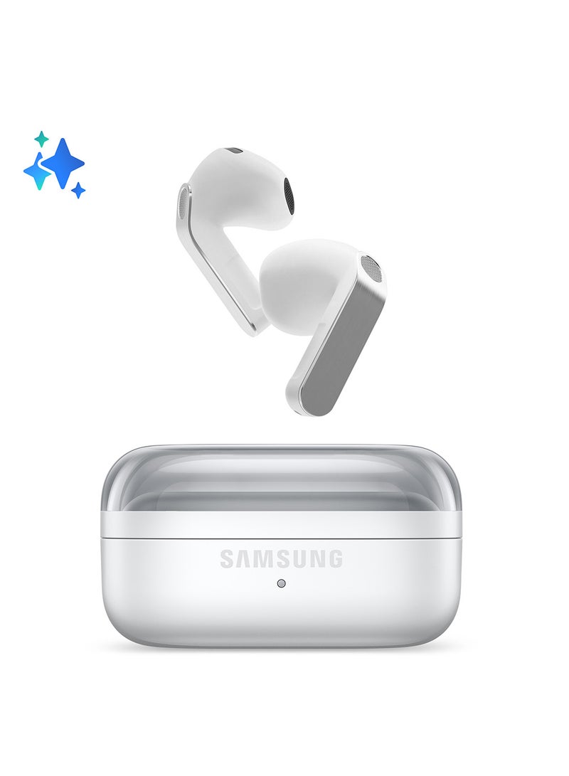 Samsung Galaxy Buds4 Wireless Earbuds, Real Metal Blade Design, Adaptive Noise Control, Super Clear Call, 1-Way Speaker, Bluetooth, Seamless Connection