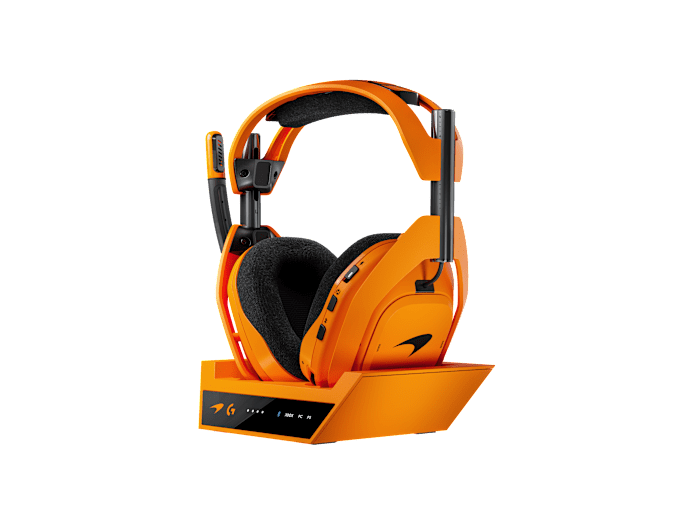 Logitech LIGHTSPEED Wireless Gaming Headset McLaren Racing Edition with Base Station