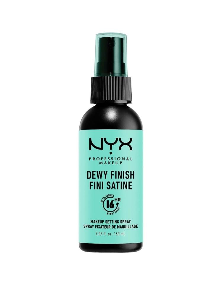 NYX PROFESSIONAL MAKEUP Long Lasting Makeup Setting Spray, Dewy Finish, 60mlMake-Up💧 Dewy Finish Formula – Adds a healthy, radiant glow to your makeup with a lightweight, non-sticky mist. ⏳ Long-Lasting Hold – Keeps makeup fresh and smudge-proof for hour