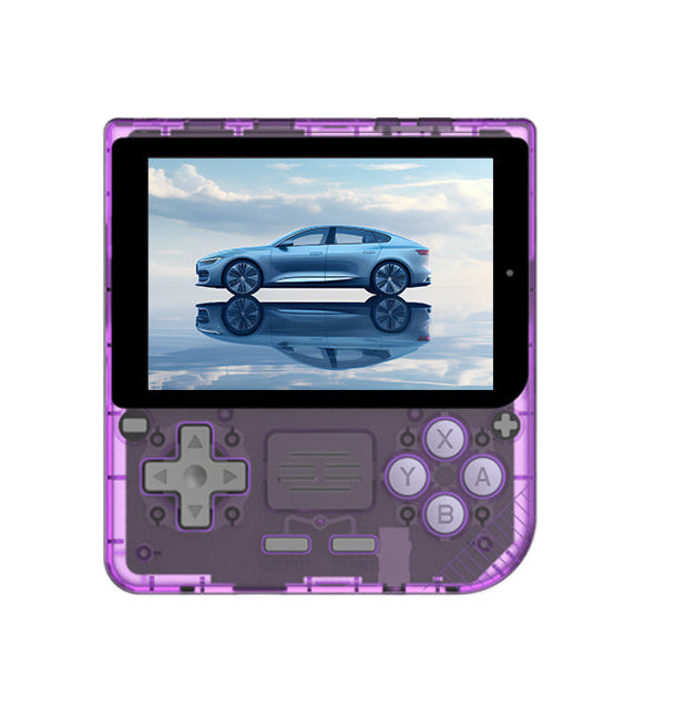 POWKIDDY V10 Handheld Game Console 64GBConsoles3.5" IPS Full Lamination Screen: Enjoy vibrant visuals with a 480x320 resolution, perfect for retro gaming . Powerful Performance: Equipped with a Quad-core Cortex-A35 1.5GHz CPU and Mali-G31 GPU for smooth g