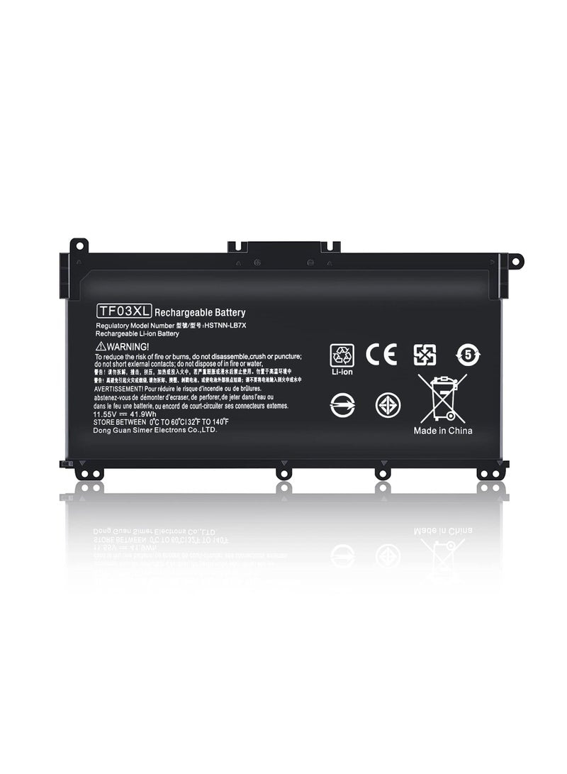 TF03XL 920070-855 920046-421 Battery for HP Pavilion X360, TF03041XL Battery Replacement for HP Laptop 14-CD 14M-CD 15-CC 17-AR Series 14M-CD0003DX 15-CC563ST 15-CC023CL 17-AR050WM HSTNN-UB7J