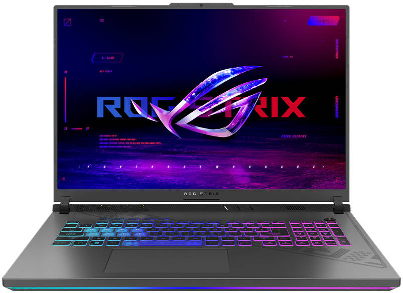 ASUS ROG Strix G18 G814JI Gaming Laptop, 18" QHD+ 240Hz OLED ROG Nebula Display, Intel Core i9-13980HX, 16 GB RAM, 1TB SSD, GeForce RTX 4070 8GB, RGB ENG KB, Win 11, Eclipse Gray | 90NR0D01-M00260Gaming Laptops & DesktopsRAISE YOUR GAME. CARRY YOUR SQUAD.