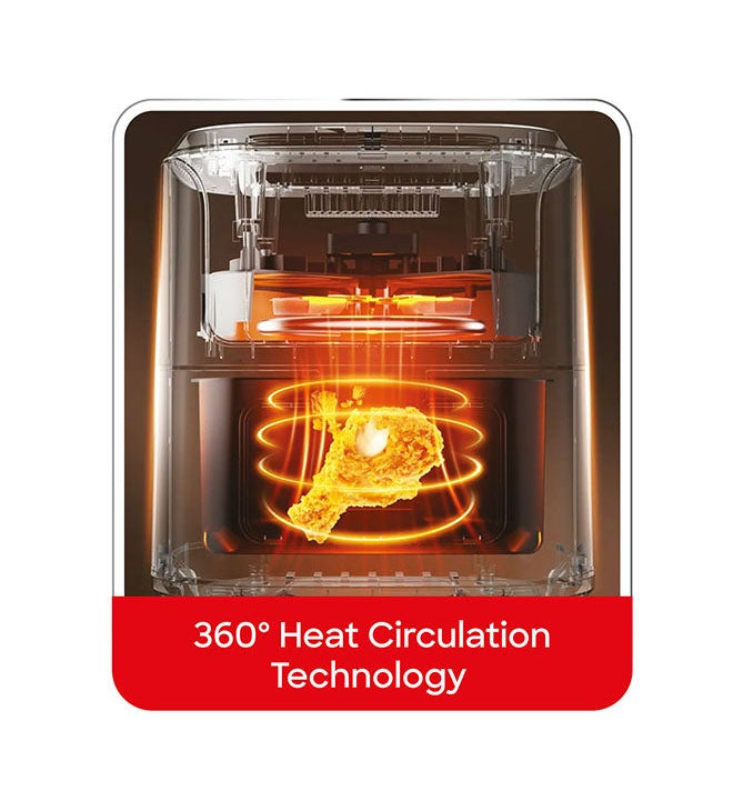 Sanford Digital Air Fryer 5.5L 1500W SF2450AF Black 