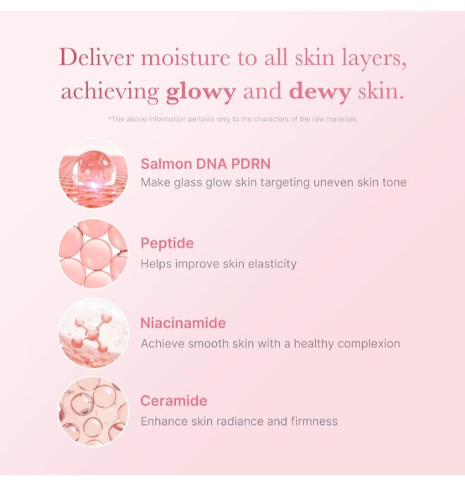 Medicube PDRN Pink toner for soothing and glass glow skin