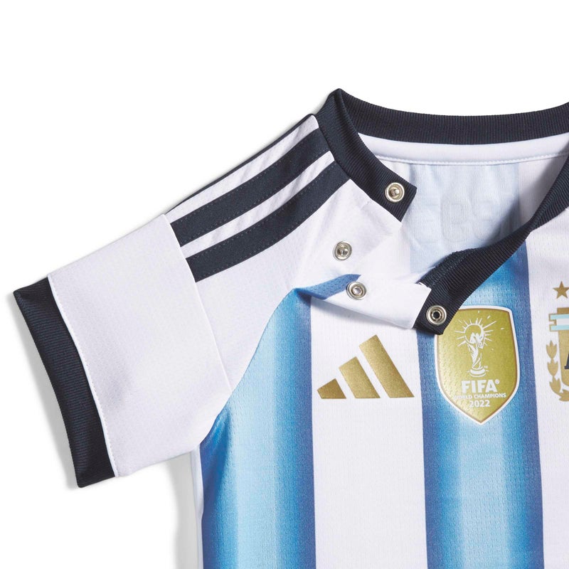 adidas Baby Argentina 2026 Home Kit – 3-Star Jersey Shorts Socks, Climacool, Infant Football Set