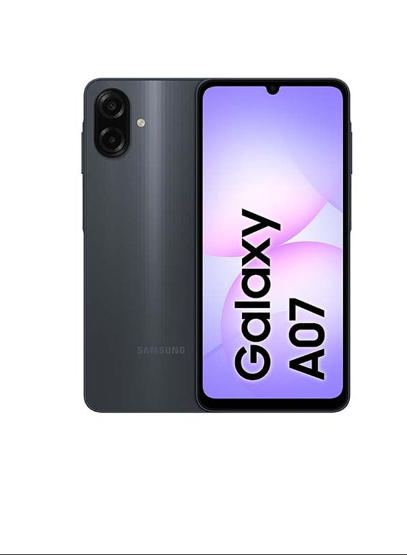 Samsung Galaxy A07 (Dual SIM, 4GB RAM, 128GB, 4G, Black)