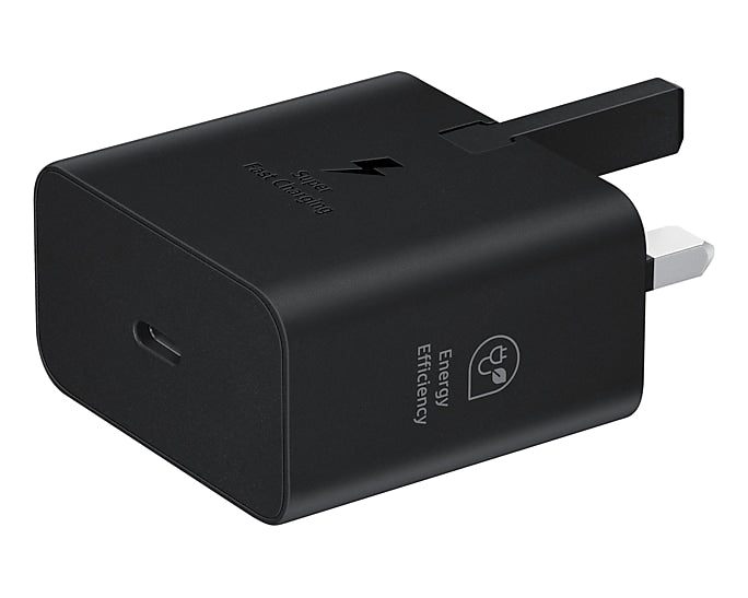 Samsung 25W Power Adapter, Black (UAE Version)Mobile Accessories⚡ 25W Super-Fast Charging: Quickly powers Galaxy S series, Note series, and other USB-C compatible devices. 🔌 USB-C Port for Universal Use: Works with a wide variety of phones, tablets, and