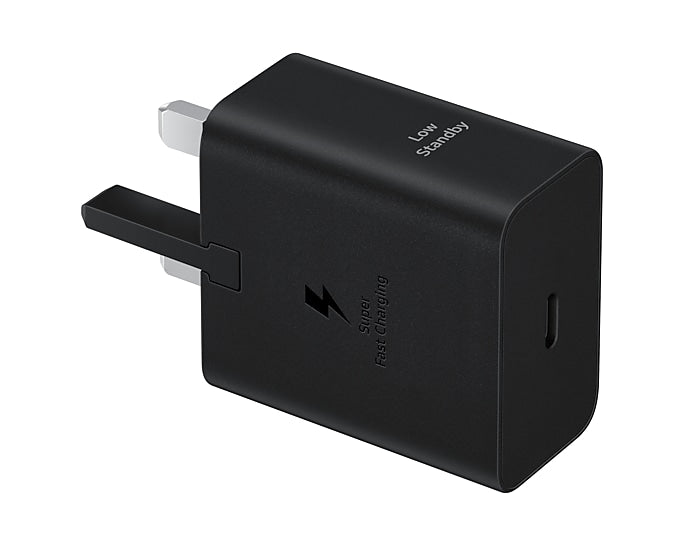 Samsung 45W Power Adapter with Cable, Black (UAE Version)Mobile Accessories⚡ 45W Super Fast Charging: Ideal for Galaxy S series, Note, and other USB-C fast-charging devices. 🔌 Includes USB-C Cable: Comes with a USB-C to USB-C charging cable for convenien