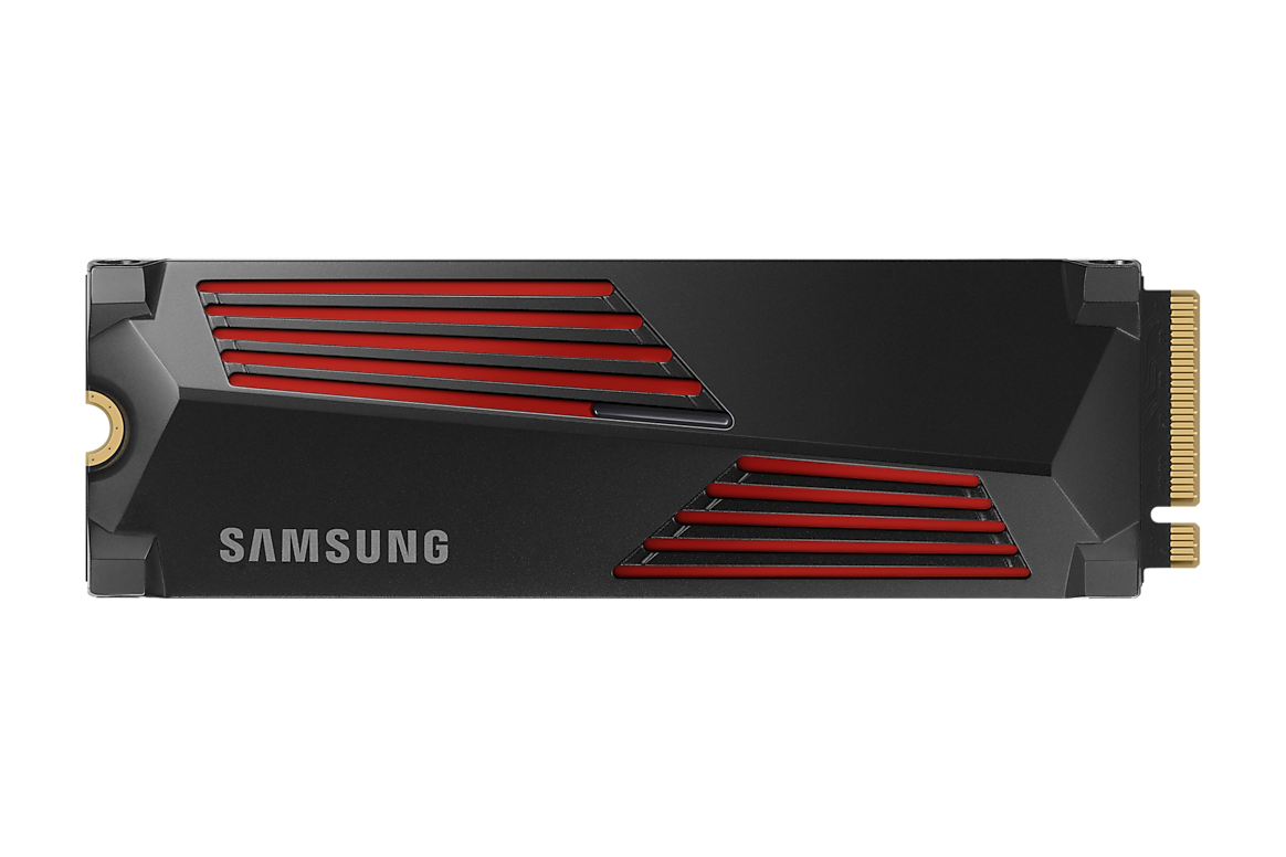 Samsung 990 PRO 1TB with Heatsink – PCIe 4.0 NVMe M.2, 7,450MB/s, RGB, PS5 Perfect Fit