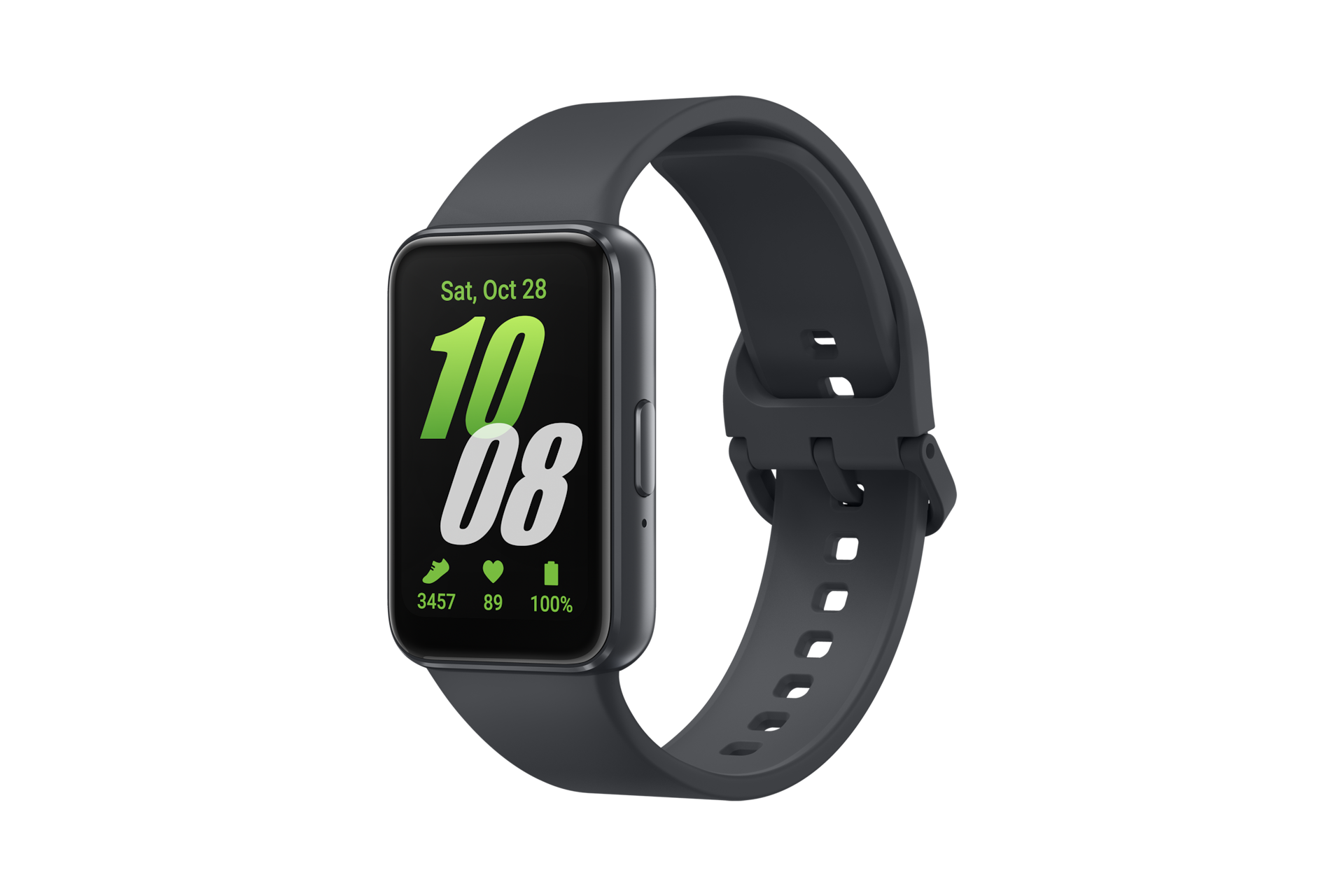 Samsung Galaxy Fit3 Smartwatch, Exercise and Sleep Tracking, Fall Detection, 40mmWearablesLasts up to 13 days on a single charge. Sits lightly on your wrist, tracking over 100 workouts and daily activities, including sleep. Lets you play music, check call
