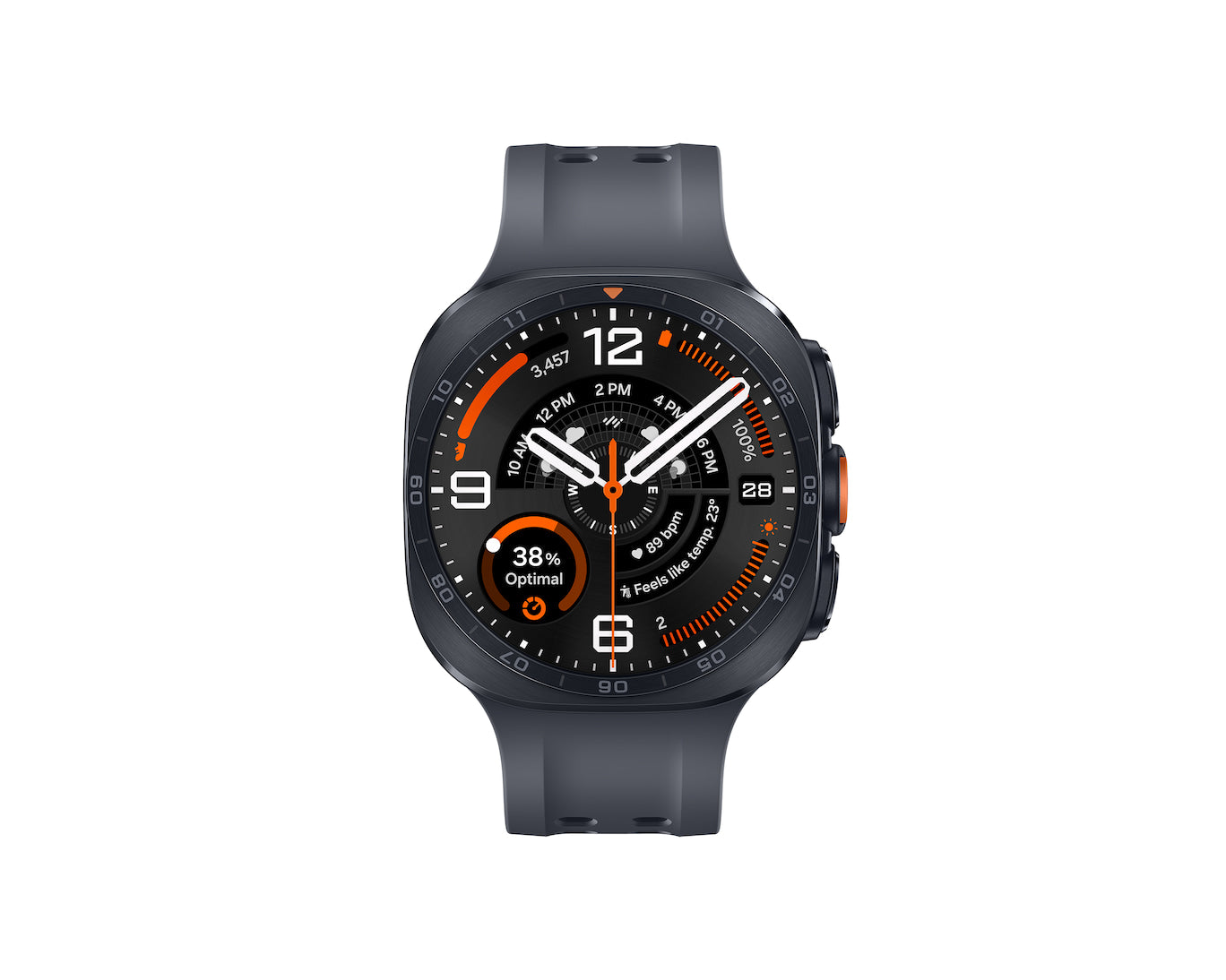 Samsung Galaxy Watch Ultra 2 – 5000-Nit AMOLED, 800mAh, EN13319 Dive Ready, Trail Run, AGEs, Snapdragon Wear Elite