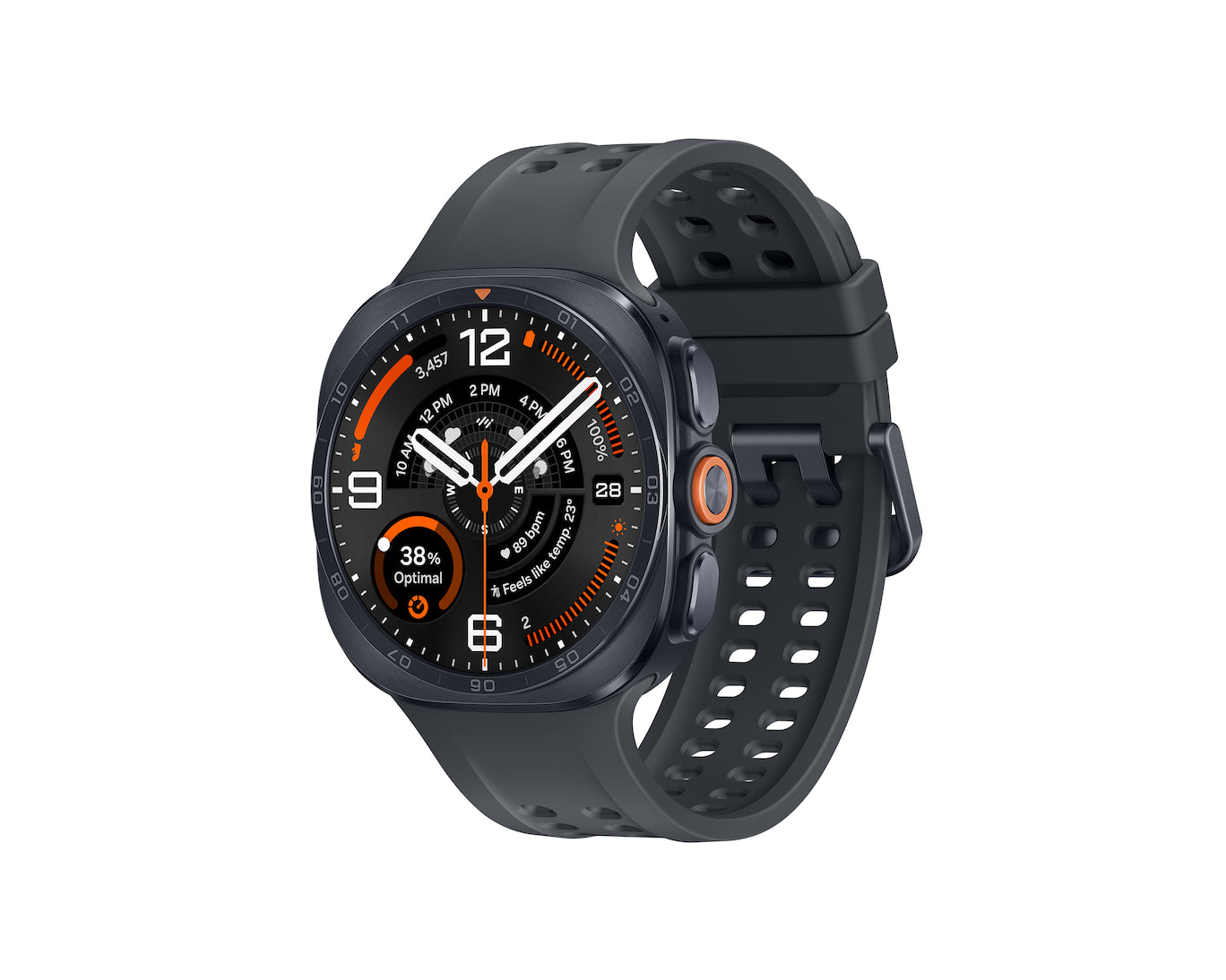 Samsung Galaxy Watch Ultra 2 – 5000-Nit AMOLED, 800mAh, EN13319 Dive Ready, Trail Run, AGEs, Snapdragon Wear Elite