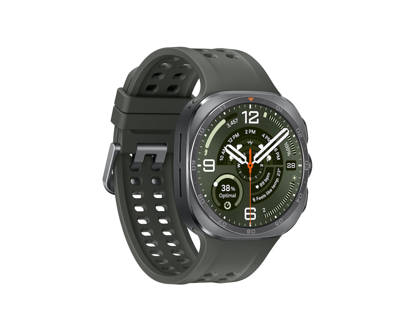 Samsung Galaxy Watch Ultra 2 – 5000-Nit AMOLED, 800mAh, EN13319 Dive Ready, Trail Run, AGEs, Snapdragon Wear Elite