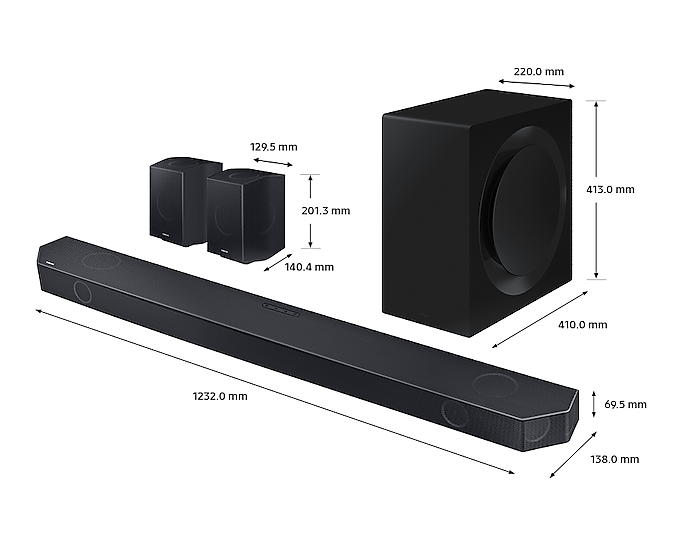 Samsung HW-Q990C 11.1.4ch Q-Series Soundbar