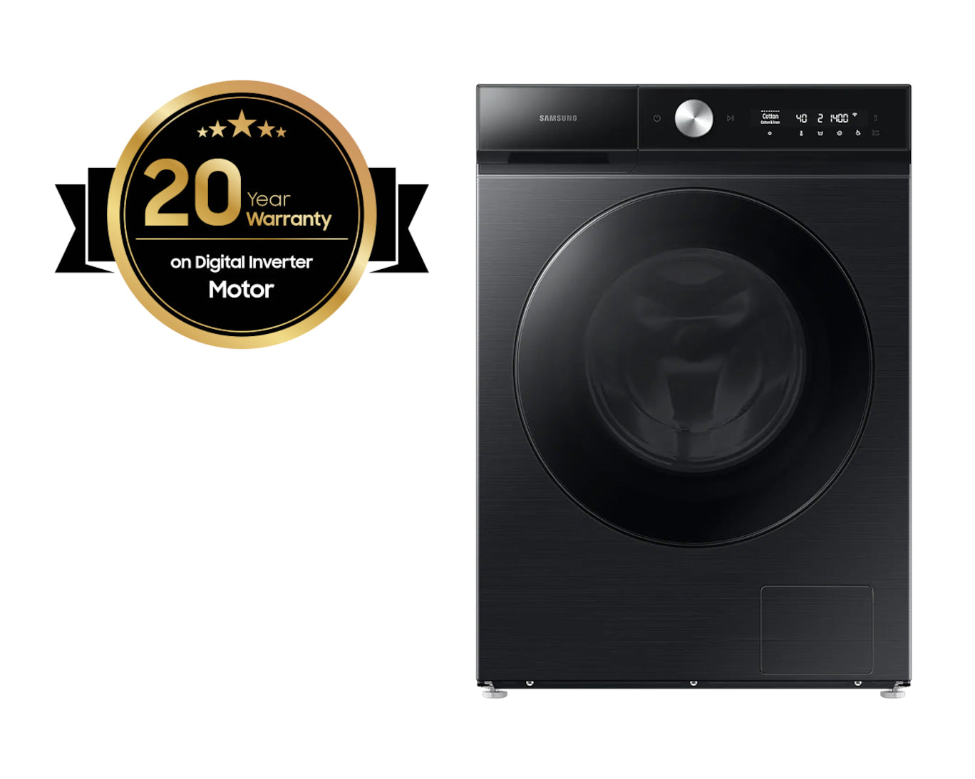 Samsung 11.5 Kg Front Load Washer Black