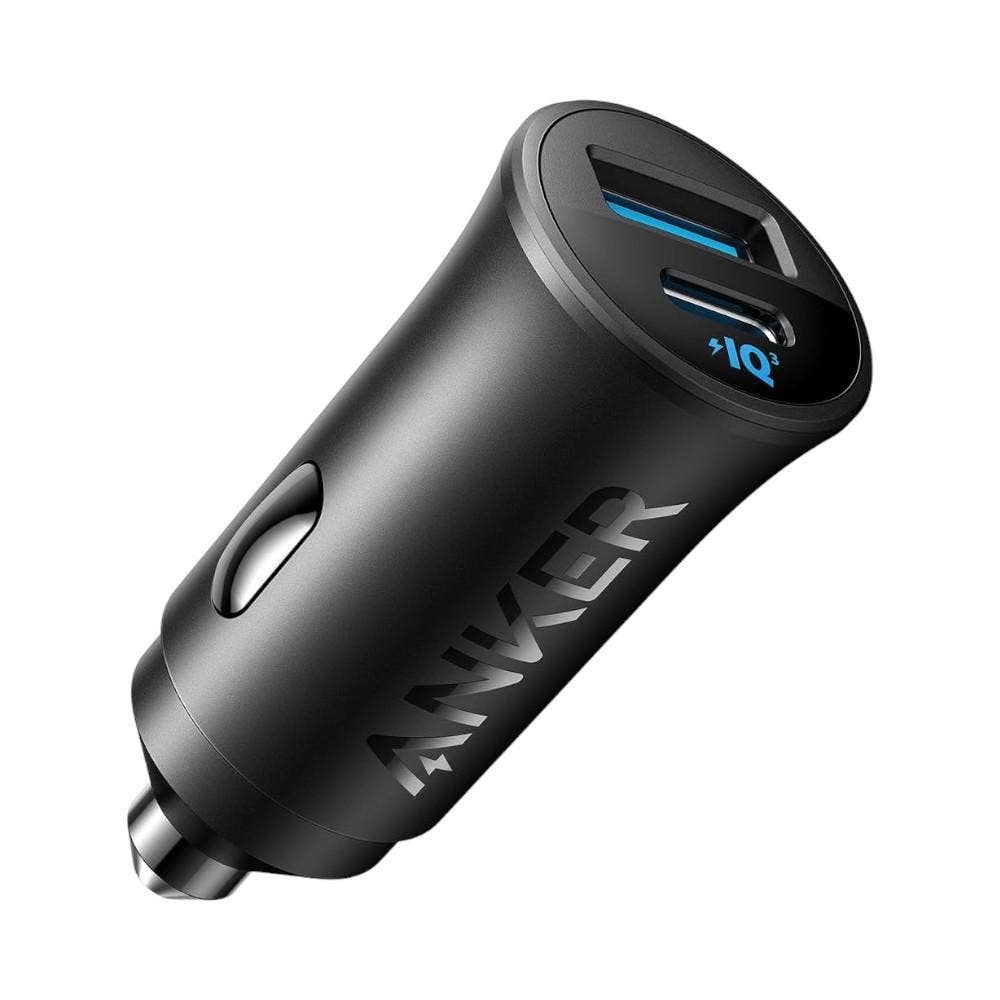 Anker 32X 48W Dual-Port Car Charger – Fast USB-C & USB-A | UAECable Chargers & AdaptersStay powered on the go with the Anker 32X Dual-Port Car Charger in sleek black. Featuring a USB-C port with 30 W Power Delivery and a USB-A port with 18 W PowerIQ fast