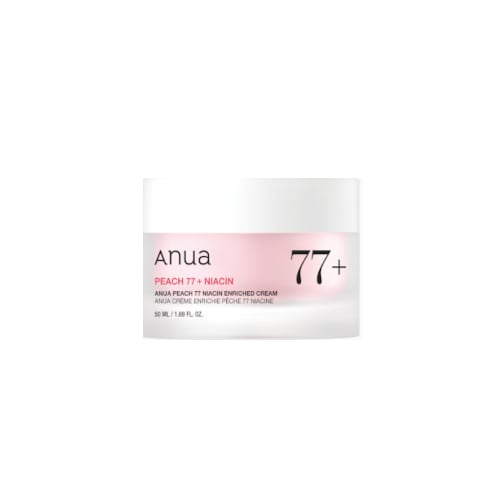 ANUA Peach 77 Niacin Enriched Cream 1.69fl.oz / 50mlPersonal CareDeep Hydration: The high concentration of peach extract (77%) provides intense moisture, leaving the skin supple and dewy. Brightening Effect: Niacinamide helps to even out skin tone and red