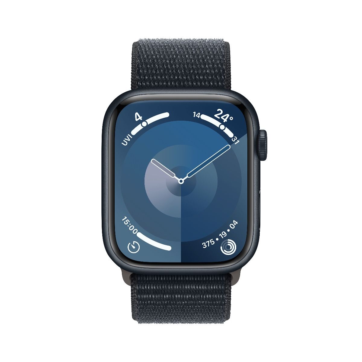 Apple Watch Series 9 Midnight Aluminium Case with Midnight Sport Loop