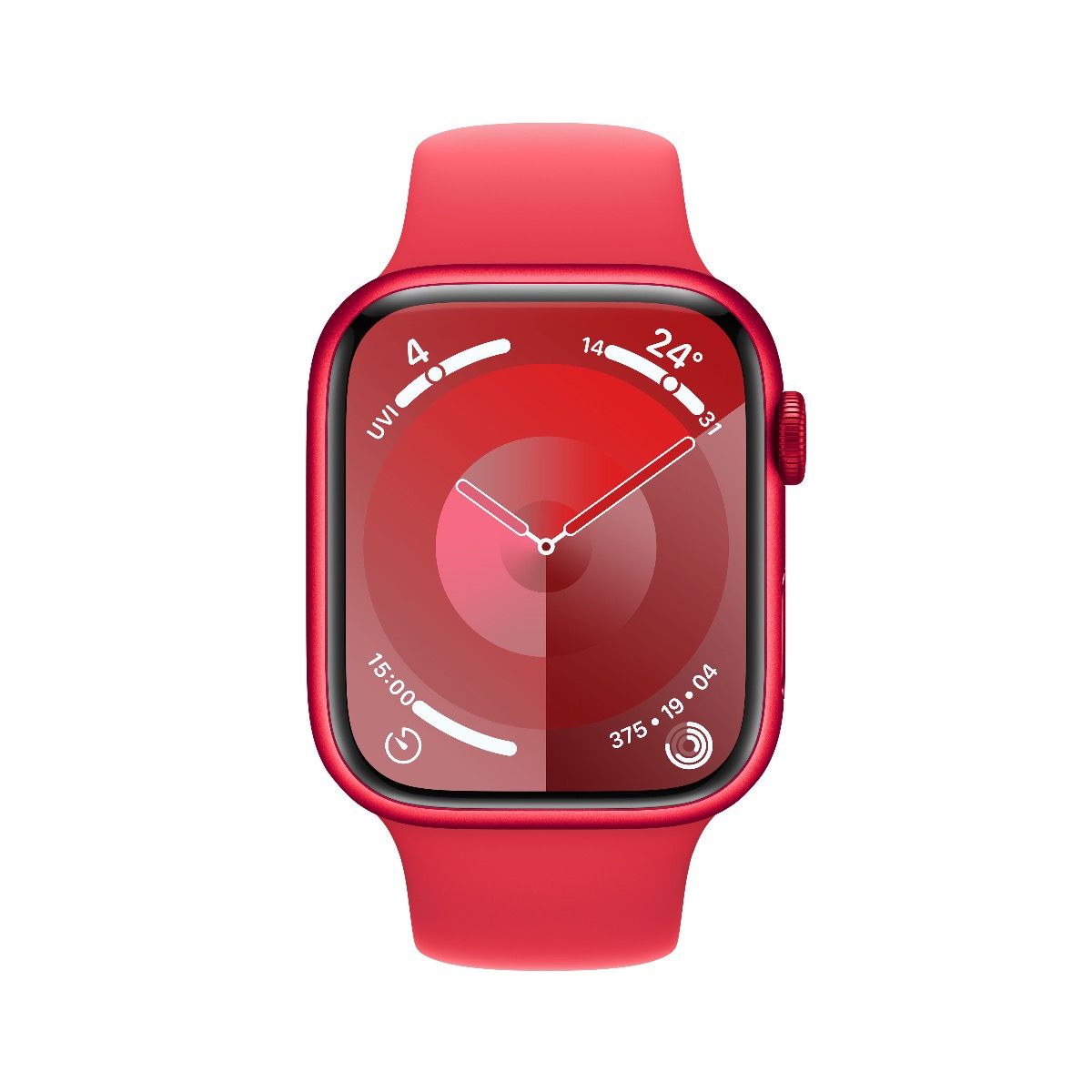 Apple Watch Series 9 (PRODUCT)RED Aluminium Case with (PRODUCT)RED Sport Band