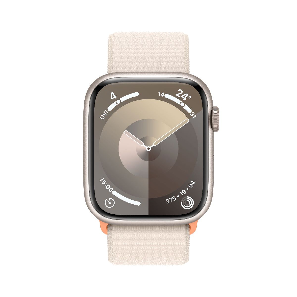 Apple Watch Series 9 Starlight Aluminium Case with Starlight Sport Loop