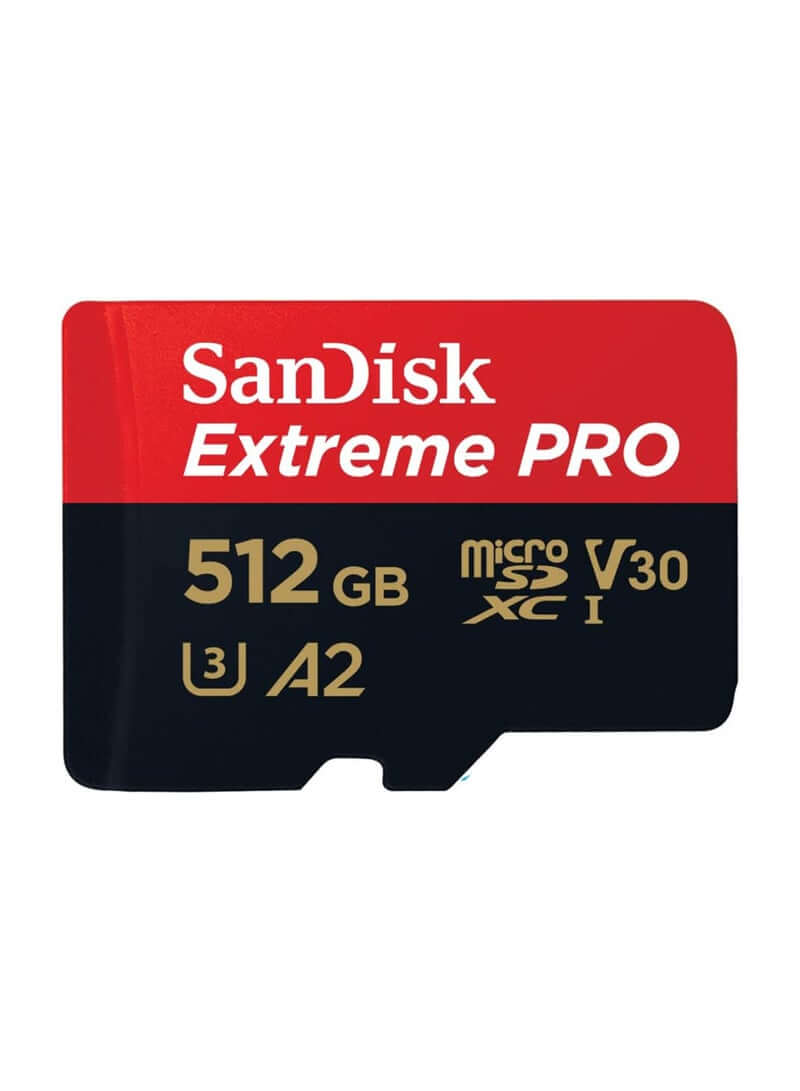SanDisk Extreme PRO microSDXC 512GB UHS-I – UAEComputer & Laptop AccessoriesThe SanDisk Extreme PRO 512GB microSDXC UHS-I card offers top-tier performance tailored for content creators, mobile gamers, and drone operators in the UAE. Featuring read speeds