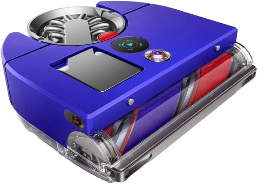 Dyson 360 Vis Nav Robot Vacuum, Triple-Action Brush Bar, 65 AW Suction Power, Radial Root Cyclone Technology, Whole-Machine HEPA Filtration, 0.15 Gallon Bin Volume, Nickel / Blue, International VersionHome Appliances🤖 Advanced Robot Navigation – 360° vis