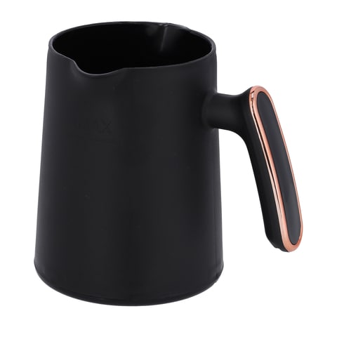 Krypton Turkish Coffee Maker KNCM6322 - BlackKitchen AppliancesKRYPTON Turkish Coffee Maker, 4 Cups Brewing Capacity Brewing capacity of 4 cups Heat plate made of stainless steel Sound alarm system Ideal consistency and rich foam Overflow prevention syste