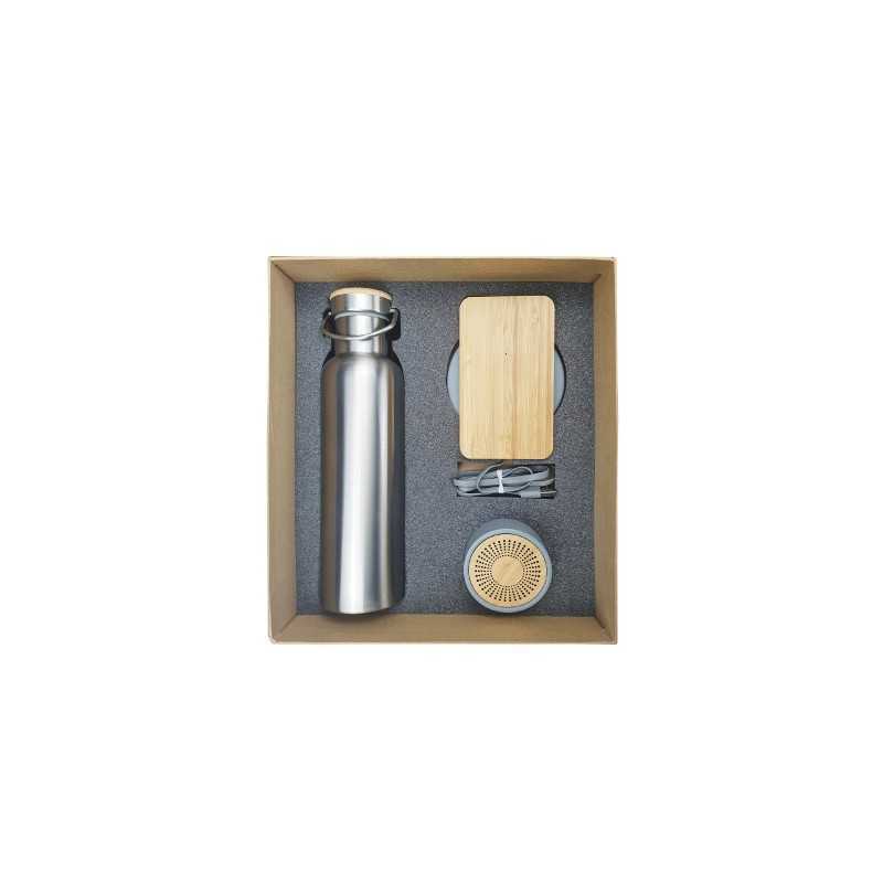 Bamboo & Cement Eco-Friendly Gift Set – Sustainable Lifestyle Gift Collection with Premium Natural Materials