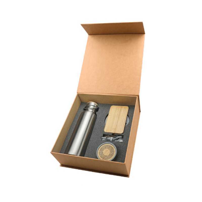 Bamboo & Cement Eco-Friendly Gift Set – Sustainable Lifestyle Gift Collection with Premium Natural Materials