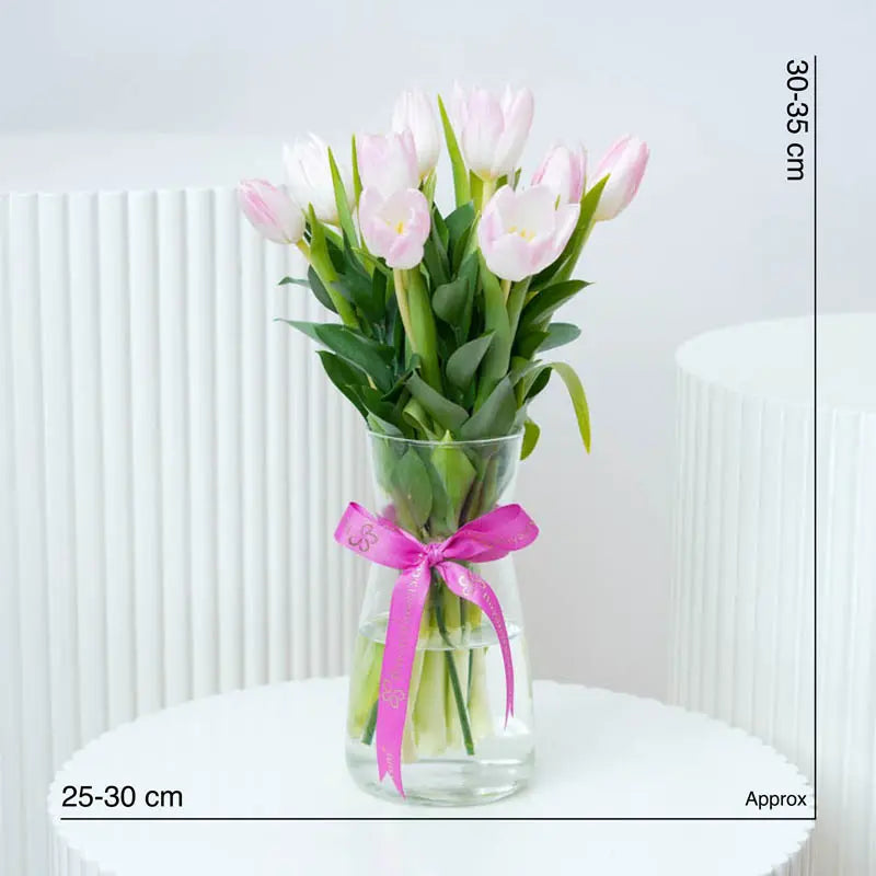 Elegant tulip flower arrangement