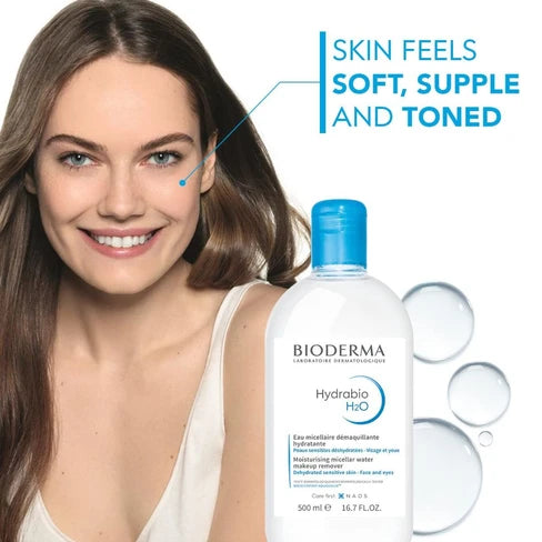 Bioderma Hydrabio H2O Micellar Solution 500mlPersonal CareExperience gentle yet effective cleansing with Bioderma Hydrabio H2O Micellar Solution. Specially formulated for dehydrated and sensitive skin, this micellar water combines powerful cleansing with