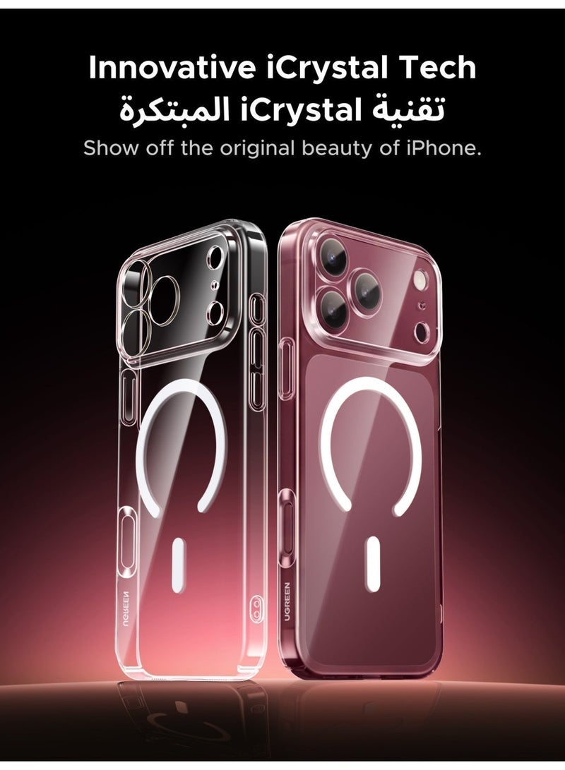 UGREEN iPhone 18 Pro / 17 Pro Clear Case – MagSafe Compatible