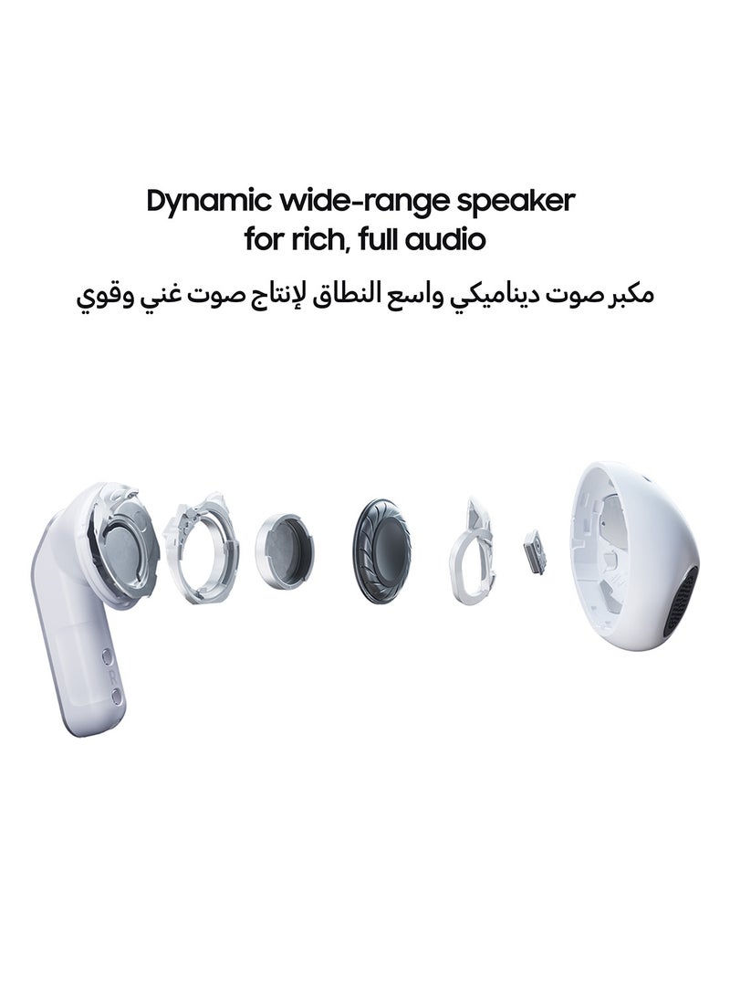 Samsung Galaxy Buds4 Wireless Earbuds, Real Metal Blade Design, Adaptive Noise Control, Super Clear Call, 1-Way Speaker, Bluetooth, Seamless Connection